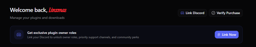 Discord linking